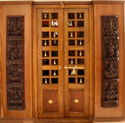 Latest Pooja Room Door Frame And Door Design Gallery | Pooja room .
