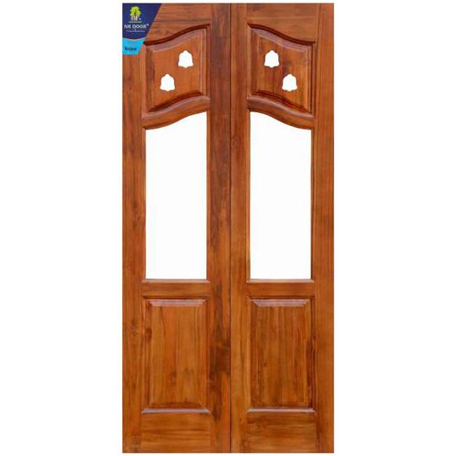 Teak Wood Interior Designer Wooden Pooja Room Door, Rs 12000 .