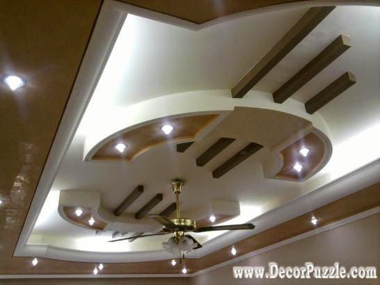 pop false ceiling design for luxury living room interior (With .