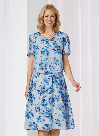 Printed Popover Dress | AmeriMa