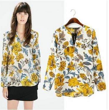 Print blouses with tropical patterns – ChoosMeinSty