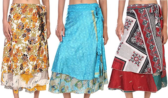 Indian Wrap Midi Wrap Skirt Wholesale Magic Wrap Womens Printed .
