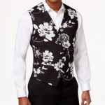 Tallia Men's Slim-Fit Floral-Print Vest | Slim fit men, Printed .