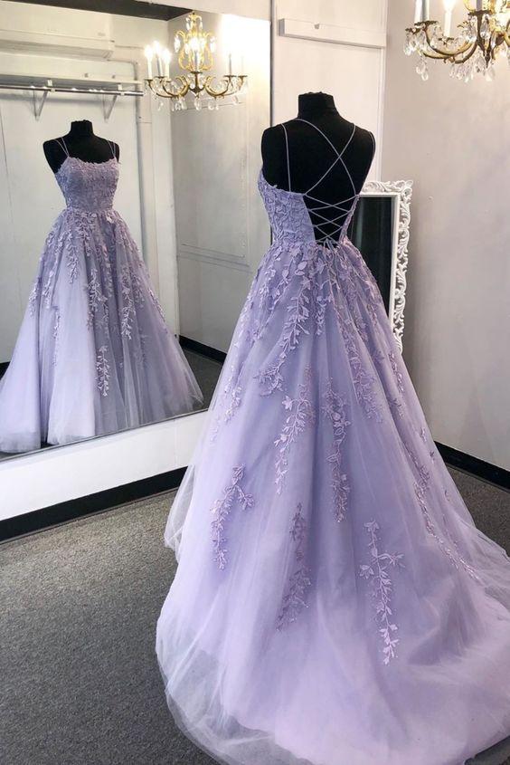 Fashion Criss-Cross Back Lavender Prom Dress – daisystyledre