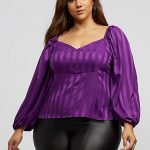 Plus Size Purple Tops for Women | Fashion To Figu
