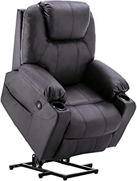 Amazon.com: Mcombo Electric Power Lift Recliner Chair Sofa with .