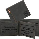 Custom Engraved Wallet, Personalized Photo RFID Wallets for Men .