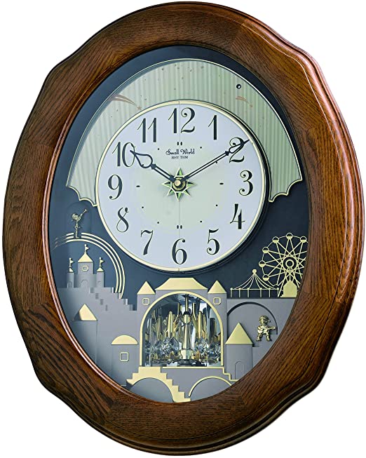 Amazon.com: Rhythm Clocks "Joyful Timecracker Oak" Magic Motion .