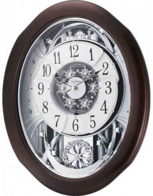 Rhythm Clocks "Anthology Espresso" Magic Motion Clock for sale .
