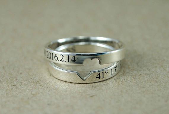 Couple Rings Couple Ring Set Promise Rings For Couples His | Et