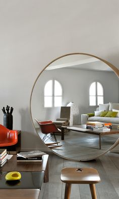 242 Best Round Mirrors images | Interior, Decor, Home dec