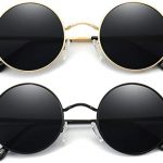 Amazon.com: Dollger Retro Circle Polarized Sunglasses for Men .