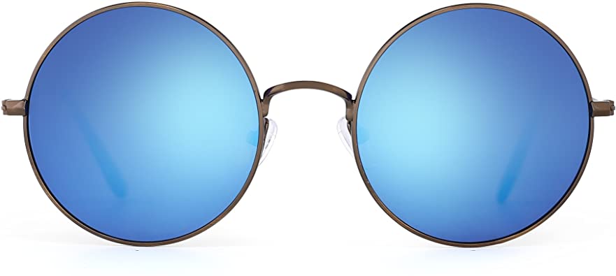 Amazon.com: JM Retro Round Sunglasses for Men Women Circle Lens .