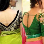 30+ Trendy Blouse Back Neck Designs For Silk Sarees • Keep Me Styli