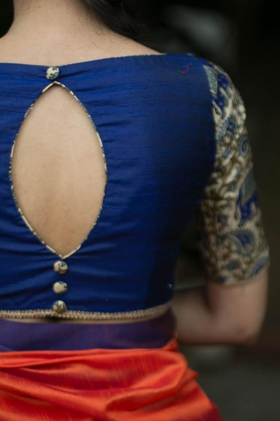 Stunning saree blouse back neck designs kurti blouse (With images .