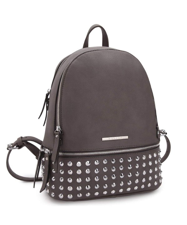 Casual Backpack Purse School Bag Vegan Leather Shoulder Bag .