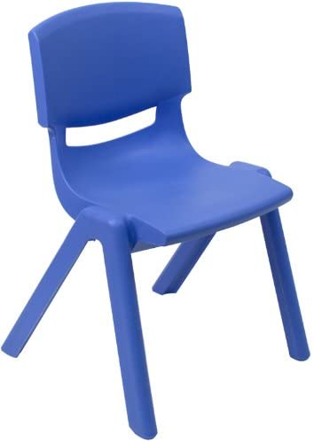 Amazon.com: Flash Furniture Blue Plastic Stackable School Chair .