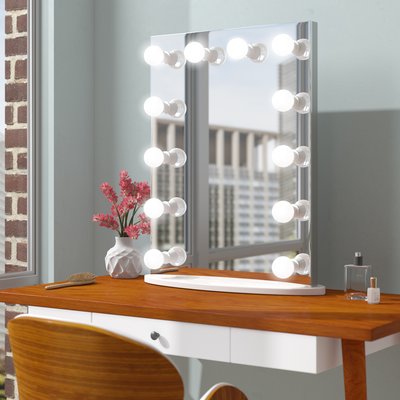 Symple Stuff Laleia Makeup/Shaving Mirror | Shaving mirror, Accent .