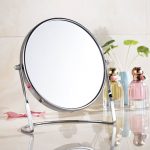 Outline free standing shaving mirror 1070 - Magnifying Makeup .