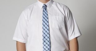Classic Fit Non-Iron Short Sleeve Dress Shirt by CTR Clothing .