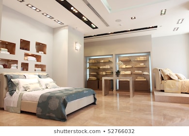 Beautiful Bedroom Interior Showcase Images, Stock Photos & Vectors .