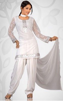 Patiala Salwar want this in red n silver oooo!!!!! | Indian .