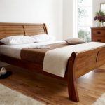 50 Sleigh Bed Inspirations For A Cozy Modern Bedroom | Wooden bed .
