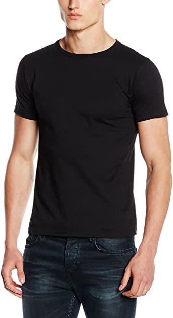 Fruit of the Loom Mens Fitted Valueweight Short Sleeve Slim Fit T .