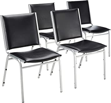 Amazon.com: Lorell Armless Stacking Chairs, 20-3/4 by 19-3/6 by 35 .
