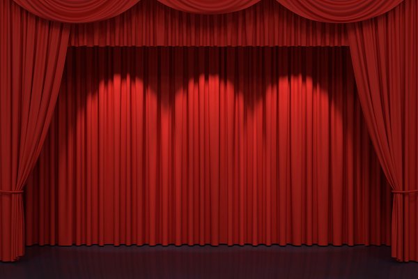Red stage curtains | High-Quality Abstract Stock Photos ~ Creative .