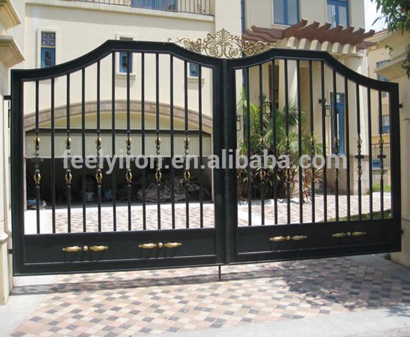 Simple Steel Gate Design For Villa - Buy Steel Gate Design,Wrough .