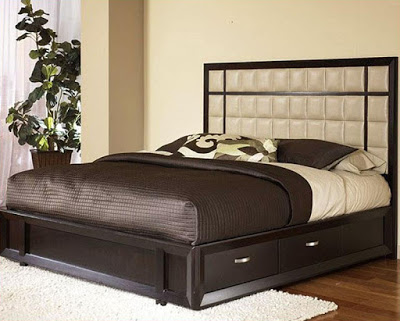 Home Design Decorating Ideas: Modern Storage Bed Desig
