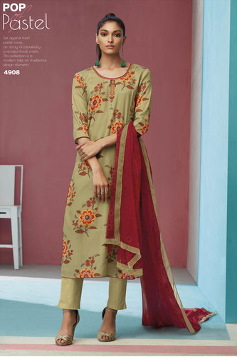 Classic Simplicity: Straight Salwar Suits
for Timeless Appeal