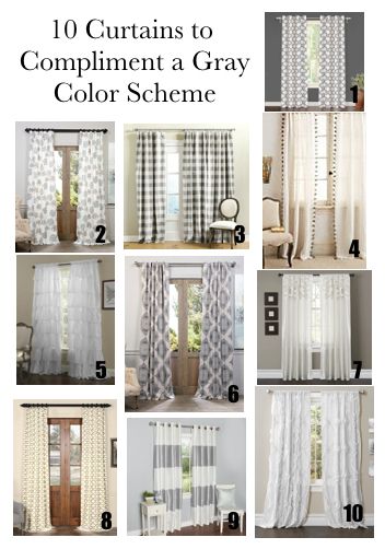 10 Curtains to Compliment Gray Walls (With images) | Curtains .