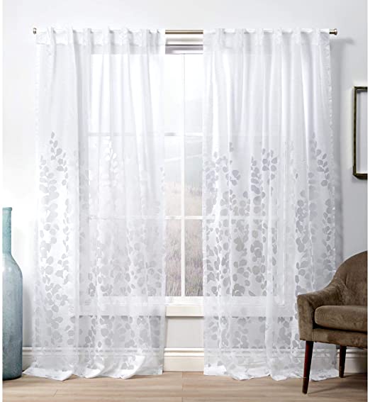 Amazon.com: Exclusive Home Curtains Wilshire Hidden Tab Top .