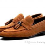 Fashion Tassel Loafers Shoes Gentleman Luxury Suede Casual Stress .