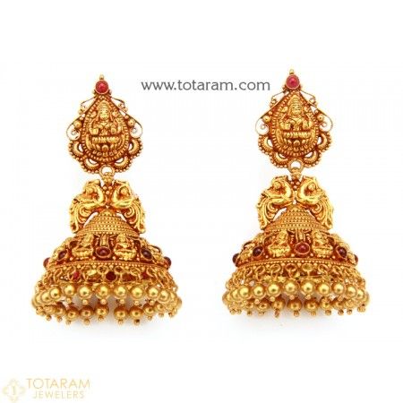 Temple Jewellery Earrings | Temple jewellery earrings, Temple .