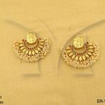 Golden 6.5cm X 7.5cm Laxmi Temple Jewellery Earrings, Rs 465 /pair .