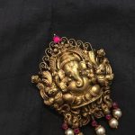 Temple Jewellery Pendants - Gold Lord Ganesha Pendant Manufacturer .