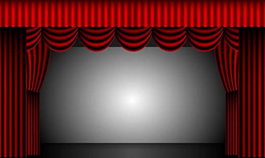 Amazon.com: Laminated 40x24 inches Poster: Theatre Curtains Stage .