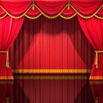 theatre curtains 3d c