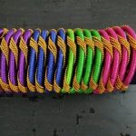 Designer silk thread bangles with ball chain - YouTu