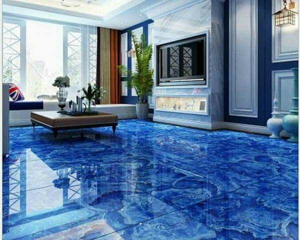 Beautiful | Tiles design for hall, Metallic epoxy floor, Floor .