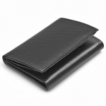 Men's Trifold Wallet with Double ID Windows - Executive Gift Shop