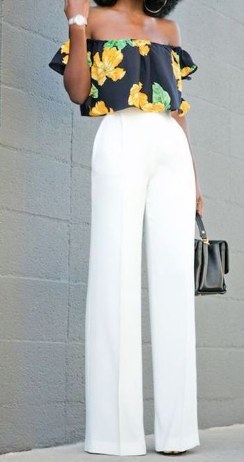 White Pants For Women Best Summer Looks 2020 - LadyFashioniser.c