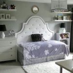 Twin bed with queen headboard. Just turn the bed sideways. Cute .