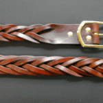 3,5 and 7 strand Braided Leather Belts