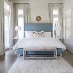 Cornflower Blue Upholstered Bed Design Ide