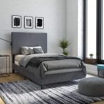Amazon.com: DHP Janford Upholstered Bed with Chic Design, Twin .