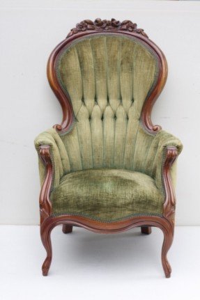Luxury Vintage Chair with tufted sage vintage chairs - Vintage Dec